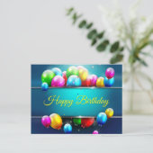 gelukkige verjaardag briefkaart (Staand voorkant)