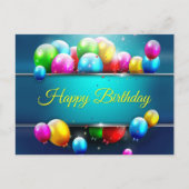 gelukkige verjaardag briefkaart (Voorkant)