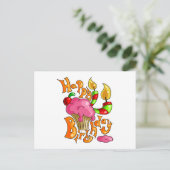 Gelukkige verjaardag briefkaart (Staand voorkant)