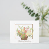 Gelukkige verjaardag briefkaart (Staand voorkant)