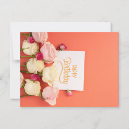 GELUKKIGE VERJAARDAG BRIEFKAART