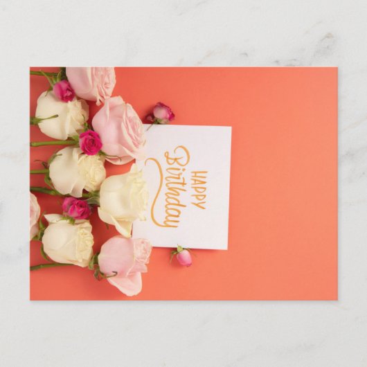 GELUKKIGE VERJAARDAG BRIEFKAART (Voorkant)
