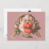 Gelukkige verjaardag - briefkaart (Voorkant / Achterkant)