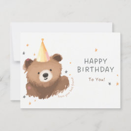 Gelukkige verjaardag briefkaart