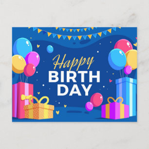 Gelukkige verjaardag briefkaart
