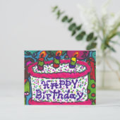 gelukkige verjaardag briefkaart (Staand voorkant)