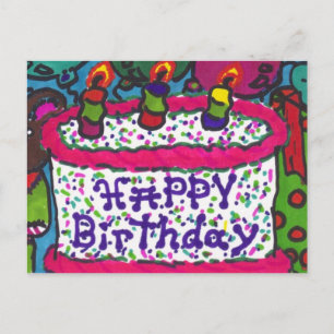 gelukkige verjaardag briefkaart