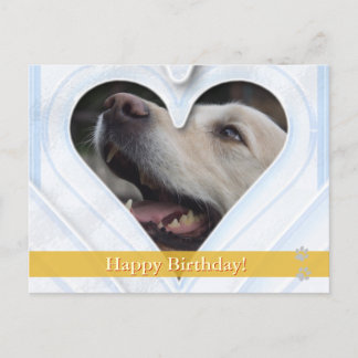 Gelukkige verjaardag! - briefkaart van de hond