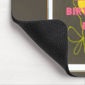 Gelukkige Verjaardag Bro Art Print Muismat (Hoek)