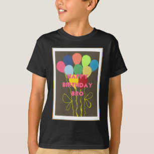 Gelukkige Verjaardag Bro Art Print T-shirt