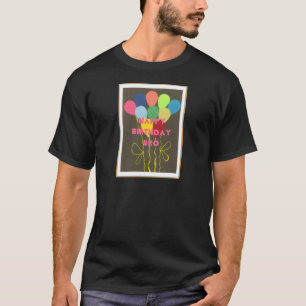 Gelukkige Verjaardag Bro Art Print T-shirt