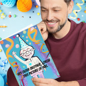 Gelukkige Verjaardag Broer Grappig Kaart