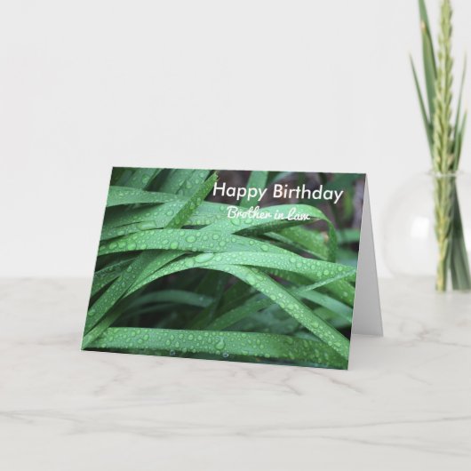 Gelukkige verjaardag broer in de wet kaart (Voorkant)