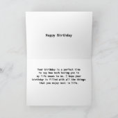 ** GELUKKIGE VERJAARDAG BROER ** KAART (Binnen)