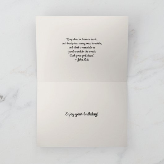 Gelukkige verjaardag, Bull Elk Bugling Kaart (Binnen)