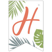 Gelukkige Verjaardag bunting banner voor eerste ve (Tweede vlag)