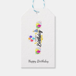 GELUKKIGE VERJAARDAG CADEAULABEL