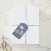 Gelukkige verjaardag cadeaulabel (Met Touw)