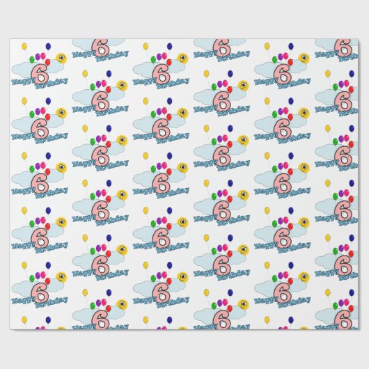 Gelukkige verjaardag cadeaupapier (Vlak)