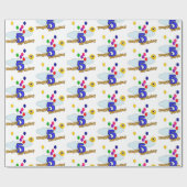 Gelukkige verjaardag cadeaupapier (Vlak)