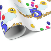 Gelukkige verjaardag cadeaupapier (Rol Hoek)