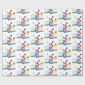 Gelukkige verjaardag cadeaupapier (Vlak)