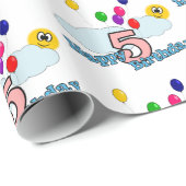 Gelukkige verjaardag cadeaupapier (Rol Hoek)