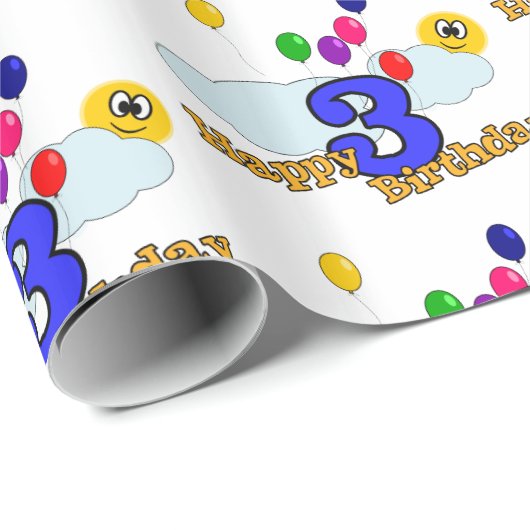 Gelukkige verjaardag cadeaupapier (Rol Hoek)