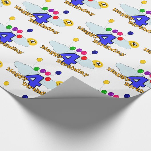 Gelukkige verjaardag cadeaupapier (Hoek)