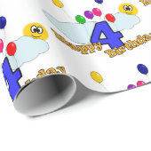 Gelukkige verjaardag cadeaupapier (Rol Hoek)