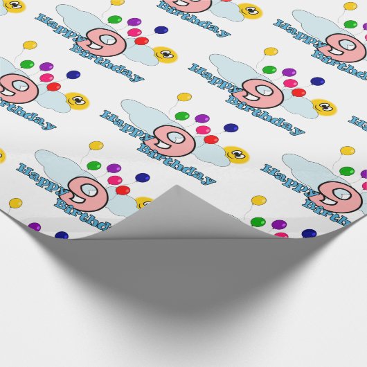 Gelukkige verjaardag cadeaupapier (Hoek)