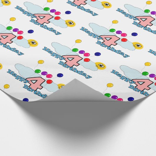 Gelukkige verjaardag cadeaupapier (Hoek)