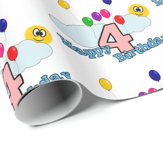 Gelukkige verjaardag cadeaupapier (Rol Hoek)