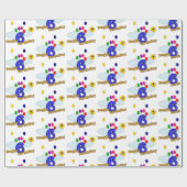 Gelukkige verjaardag cadeaupapier (Vlak)