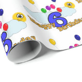 Gelukkige verjaardag cadeaupapier (Rol Hoek)