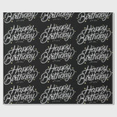 "Gelukkige verjaardag! Cadeaupapier (Vlak)