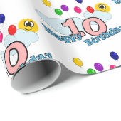 Gelukkige verjaardag cadeaupapier (Rol Hoek)