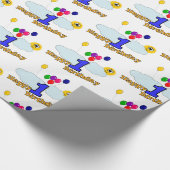 Gelukkige verjaardag cadeaupapier (Hoek)