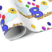 Gelukkige verjaardag cadeaupapier (Rol Hoek)