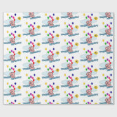 Gelukkige verjaardag cadeaupapier (Vlak)