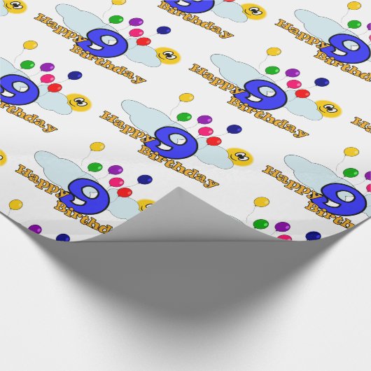 Gelukkige verjaardag cadeaupapier (Hoek)