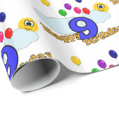 Gelukkige verjaardag cadeaupapier (Rol Hoek)