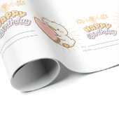 GELUKKIGE VERJAARDAG CADEAUPAPIER (Rol Hoek)