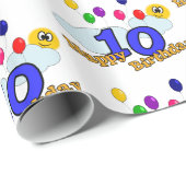 Gelukkige verjaardag cadeaupapier (Rol Hoek)