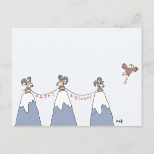 Gelukkige verjaardag Canada! Briefkaart