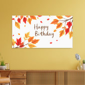 Gelukkige verjaardag canvas afdruk (Insitu (Woonkamer))