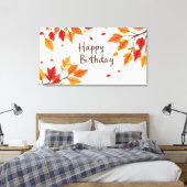 Gelukkige verjaardag canvas afdruk (Insitu (Slaapkamer))