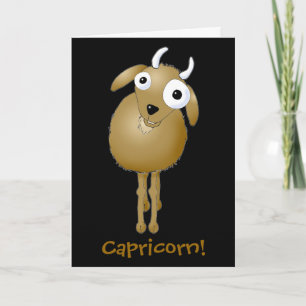 Gelukkige verjaardag, Capricorn! Kaart