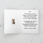 Gelukkige verjaardag, Cat Lady, Kitten Lover, Gefe Kaart (Binnen)