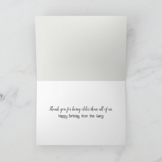 Gelukkige verjaardag chick van groep kaart (Binnen)